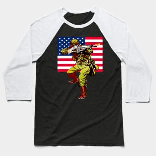 patriot warrior in action Baseball T-Shirt